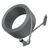 Rectangular Satellite Replacement Cable Waterproof Satellite Extension Cable Grey with