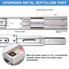 22 inch Drawer Slides 4 Pairs (8pcs) Soft Self Close