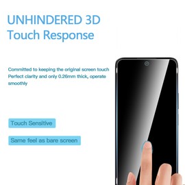 Anoowkoa 2+2 Pack for Honor X6c Screen Protectors and Camera Lens Protectors Guard Tempered Glass Film, Anti Fingerprints Protective Film