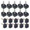 20 Pairs High Heel Tips 5 Sizes Non-Slip Black U