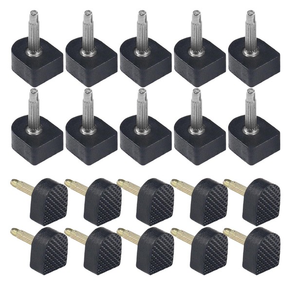 20 Pairs High Heel Tips 5 Sizes Non-Slip Black U