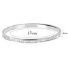 MILAKOO Silver Stainless Steel Bracelet for Women Cute Shiny Sparkly