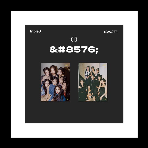 tripleS LOVElution MUHAN ↀ Mini Album CD+Booklet+Special class objekt+Sticker+Folded poster