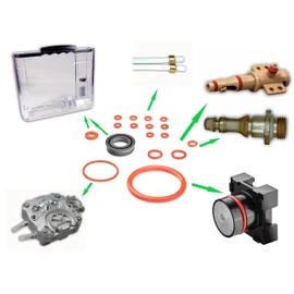 namroh.HC® Gasket Set Seals for Water Tank, Brewing Unit and Outlet Nozzle Suitable for Saeco Coffee Machines