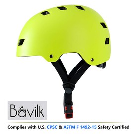 Skateboard Bike Helmet, Lightweight Adjustable, Multi-Sport for Bicycle Cycling Scooter Roller Skate Inline Skating Rollerblading, 3 Sizes for Kids, Youth,Adults