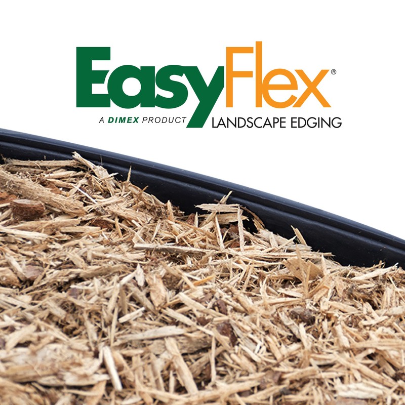 EasyFlex Heavy-Duty No-Dig Landscape Edging with Anchoring Spikes, 1.7 in.