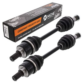 NICHE Rear CV Axle Drive Shaft for Yamaha Grizzly 550 Kodiak 700 3B4-2518E-10-00 28P-2518E-10-00 2 Pack