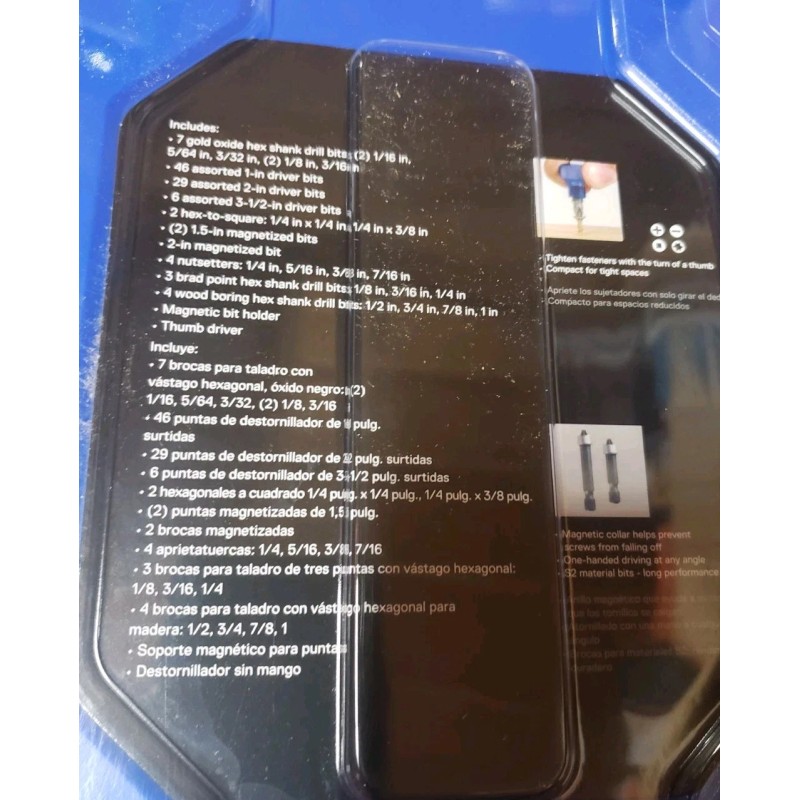 Kobalt Mechanic Tool Set 106-pc Drill &Drive Set Shank Bit