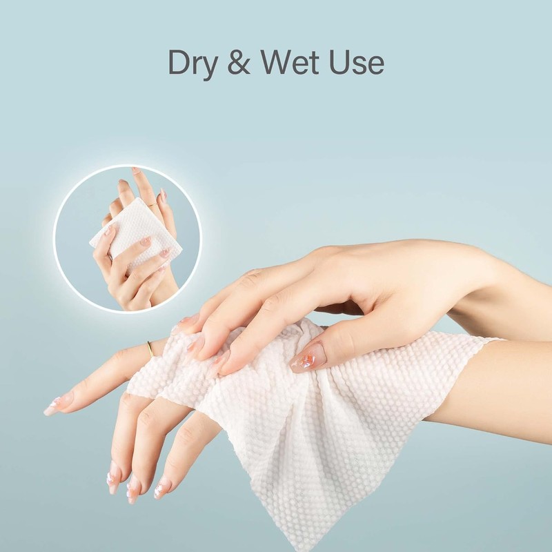 Unifree Facial Towel l Disposable Dry Wipes l 4 -pack