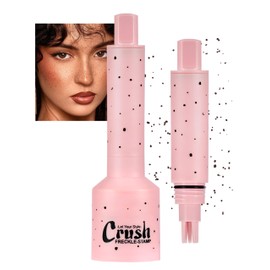 Erinde Freckle Stamp, Natural Lifelike Faux Freckles Pen, Long - Lasting & Waterproof Quick Dry Fake Freckle Stamp, Face Freckle Stamp Pen Makeup, Sweatproof Magic Freckles Stamp Marker