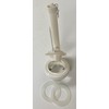 Flush Valve Assembly For One Piece Toilets with 2 Extra