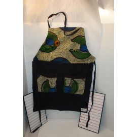 beadforlife Handmade cotton apron Beadforlife Uganda colorful with pockets new
