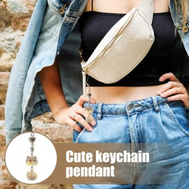 Key Chain Charm,Aesthetic Cell Phone Charm Strap - Cute Aesthetic Pendant for Women Girls Wallet Bag Backpack Purse Cellphone Accessory