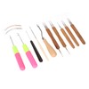 12pcs Dreadlocks Tool Set Dreadlocks Crochet Hook Hair Locking Tool