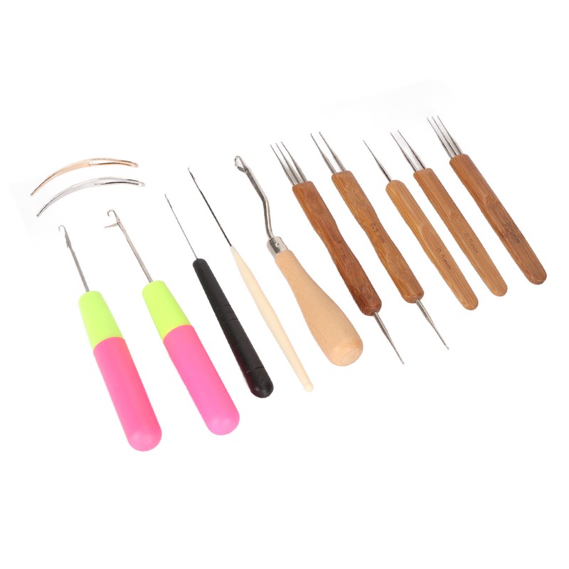 12pcs Dreadlocks Tool Set Dreadlocks Crochet Hook Hair Locking Tool