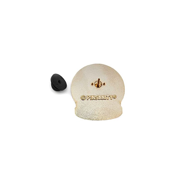 Pinsanity Snow Globe Enamel Lapel Pin