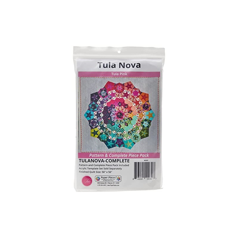 Paper Pieces Pack for Tula Nova Complete Set Pattern Included