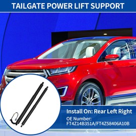 X AUTOHAUX Rear Left Right Tailgate Power Lift Support for Ford Edge Sport Utility 2015-2018 2.0L Liftgate Power Hatch Shock Strut No.FT4Z14B351A Electric Trunk Power Liftgate 1 Pair