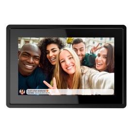 Feelcare 7 Inch 16GB Smart WiFi Digital Picture Frame, Send Photos or Small Videos from Anywhere, Touch Screen, IPS LCD Panel, Wall-Mountable, Portrait and Landscape(Black)