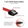 YANBORONSN SATA III Data Cable, 3-Inch Sata Triple 6.0 Gbps