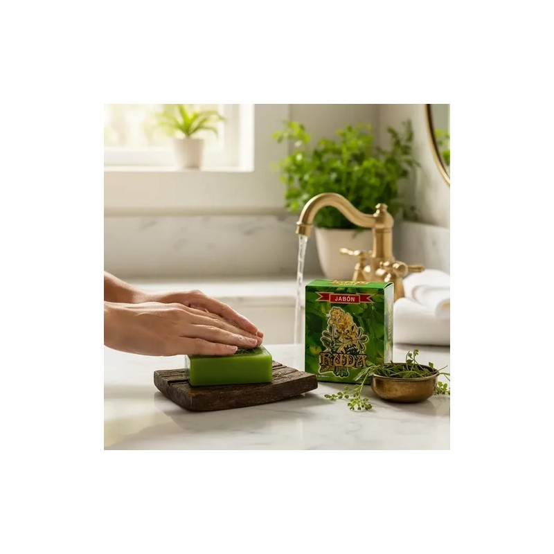 Jabón Aroma Ruda Protección Espiritual Y Energía Positiva