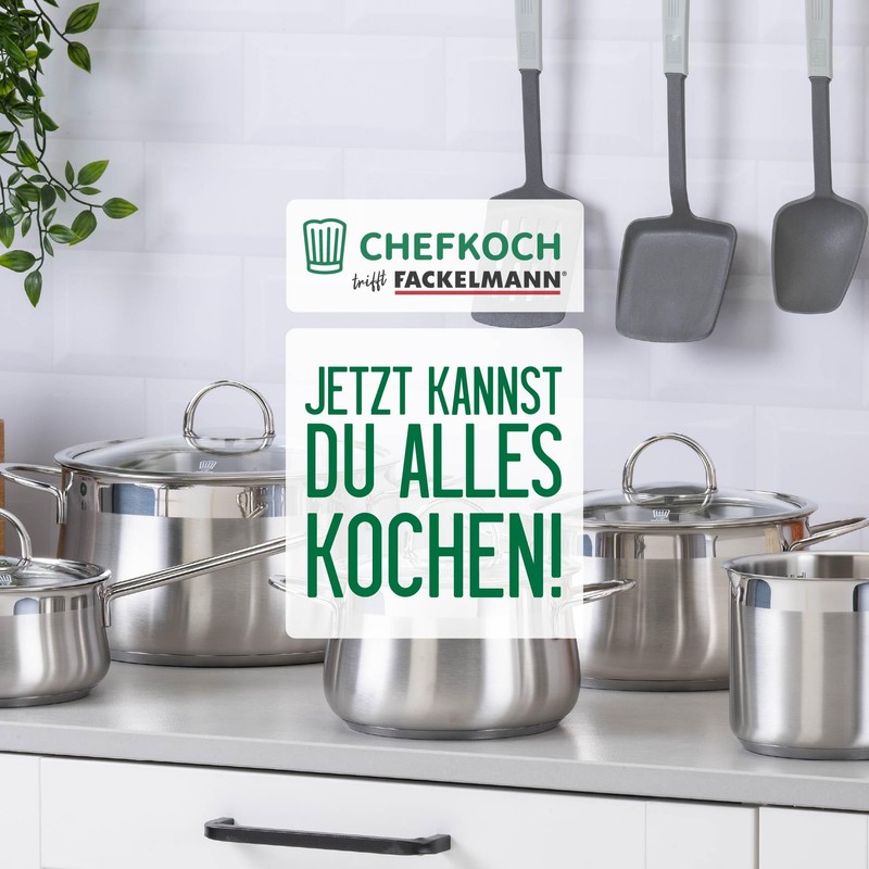 FACKELMANN Chefkoch trifft Kompaksanbel - Extra Sharp Stainless Steel Blade