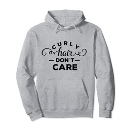 Cute Curly Hair Diva Natural Afro Ladies Summer Beach Hair Pullover Hoodie