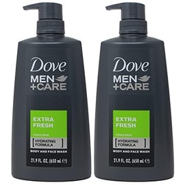 Dove Men+Care Body and Face Wash, Extra Fresh, 30 Fluid Ounce (Pack of 2)