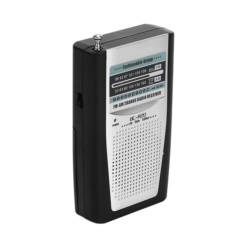 Multifunctional AM FM Portable Pocket Radio Battery Operated AM FM