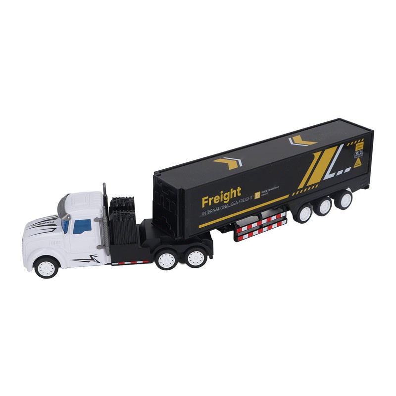 Container Truck Toy High Simulation Extended Carriage Container Trailer Model