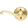 Schlage F170 FLA 605 LH Left Handed Flair Door Lever,