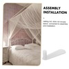 BUGUUYO 4pcs Bed Net Bracket Presser Feet Thickened Rod Holders