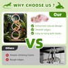 2 PCS Reptile Climbing Loops, Snake Climbing Rings, Snake Tank
