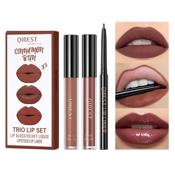 MAEPEOR MAEPEOR All In One Lip Kit 3 In 1