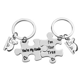Valentine's Day Keyring Funny Koala Lover Keyring Gift Couple Keyring Keychain You’re My Koala Keyring Set Birthday Gift Wedding gift for Boyfriend Girlfriend Husband Wife Him Her