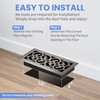 Howeall 4x10 Inches 6 Pack Heavy Duty Walkable Floor Register