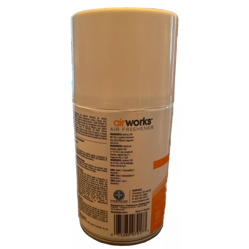AIR WORKS (2) AirWorks Air Freshener Metered Aerosol Molecule Odor