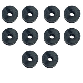 M6 Black Nylon Wide Spacers Standoff Washers ID(internal Diameter) 6.4mm, OD(outside diameter) 20mm, Thickness 5mm M6 x 20mm x 5mm (Pack of 10)