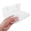 iplusmile Plastic Stand Wall Shelf Floating Shelves for Bathroom Bedroom