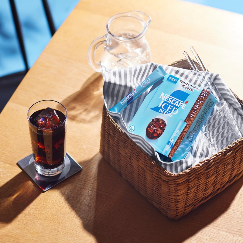 Nescafe Ice Blend Stick Black 20p, Box, Regular Soluble Coffee,