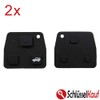 2x LEXUS TOYOTA Rubber Keypad Replacement 3 Button Car Key