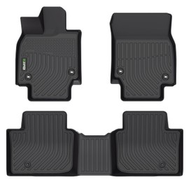 HAFIDI Floor Mats Custom for Toyota Crown Signia 2025/Crown 2023-2025 All Weather Protection TPE Heavy Duty Non-Slip Automotive Floor Liners Fits Front& 2nd Row Full Set Accessories, Black