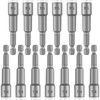 13-Pc 1/4" Magnetic Nut Driver Bits – 65mm (2.5") Impact