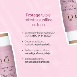 Protector Solar Facial En Barra Fps40 Teia (medio)