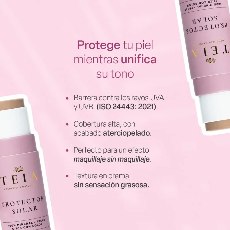 Protector Solar Facial En Barra Fps40 Teia (medio)