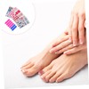 Outanaya 6 Sheets Nail Art Stickers for DIY Toenail Decoration