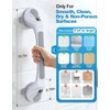 2 PCS Grab Rails for Bathroom, 17" Suction Shower Grab