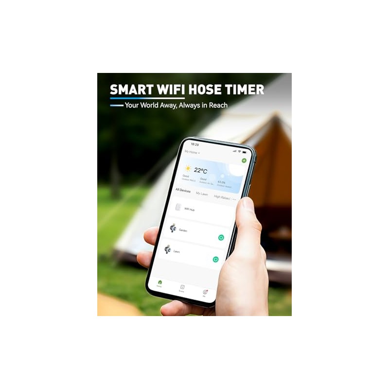 RAINPOINT Smart WiFi Water Timer for Efficient Irrigation