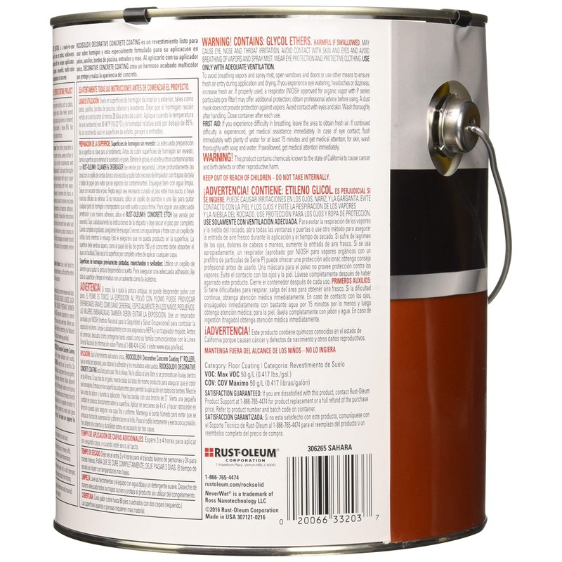 RUST-OLEUM 306265 306265 Gallon Sahara Concrete Coating