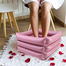 Fregadero De Salón Inflable Contenedor De Remojo De Pies Lavabo Para Remojar Los Pies Cuenco De Pedicura Fregadero De Limpieza Inflable Balde De Playa Viajar